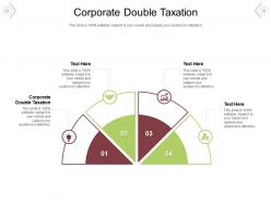 Corporate double taxation ppt powerpoint presentation pictures design templates cpb