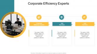 Corporate Efficiency Experts In Powerpoint And Google Slides Cpb