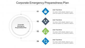 Corporate Emergency Preparedness Plan Ppt Powerpoint Presentation Portfolio Maker Cpb