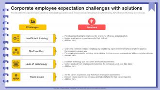 Corporate Employee Expectation Challenges With Solutions