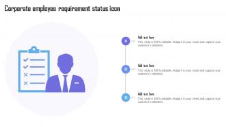 Corporate Employee Requirement Status Icon
