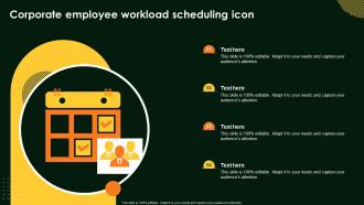 Corporate Employee Workload Scheduling Icon