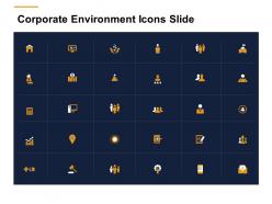 Corporate environment icons slide l1993 ppt powerpoint presentation show