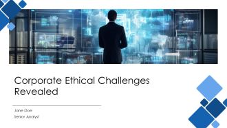 Corporate Ethical Challenges Revealed PPT Slides AT