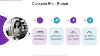 Corporate Event Budget In Powerpoint And Google Slides Cpb