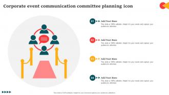 Corporate Event Communication Committee Planning Icon