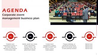 Corporate Event Management Business Plan Powerpoint Presentation Slides Template Attractive