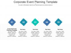Corporate event planning template ppt powerpoint presentation ideas summary cpb