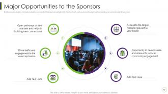 Corporate event sponsorship pitch deck ppt template