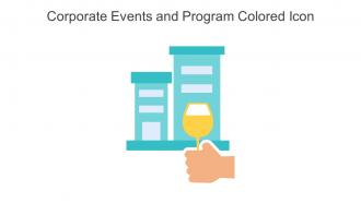Corporate Events And Program Colored Icon In Powerpoint Pptx Png And Editable Eps Format