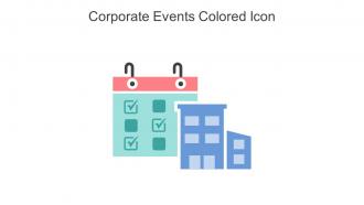 Corporate Events Colored Icon In Powerpoint Pptx Png And Editable Eps Format