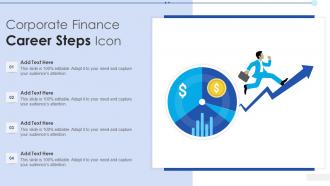 Corporate Finance Career Steps Icon