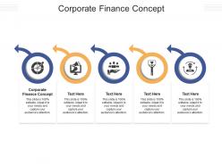 Corporate finance concept ppt powerpoint presentation infographics layouts cpb