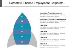 Corporate finance employment corporate performance management customer database service cpb