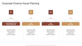 Corporate Finance House Planning In Powerpoint And Google Slides Cpb