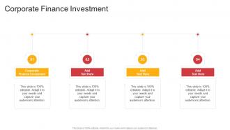 Corporate Finance Investment In Powerpoint And Google Slides Cpb
