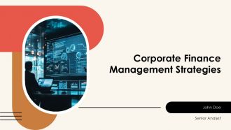 Corporate Finance Management Strategies PPT Slides AT