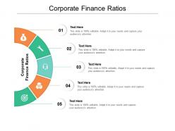 Corporate finance ratios ppt powerpoint presentation styles diagrams cpb