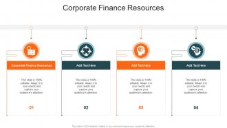 Corporate Finance Resources In Powerpoint And Google Slides Cpb