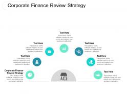 Corporate finance review strategy ppt powerpoint presentation outline infographic template cpb