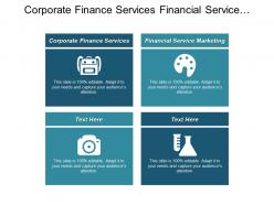 Corporate finance services financial service marketing business marketing survey cpb