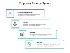 Corporate finance system ppt powerpoint presentation layouts design templates cpb