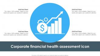 Corporate Financial Health Assessment Icon