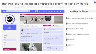 Corporate Franchise Management Playbook Franchise Utilizing Social Media Marketing Platform