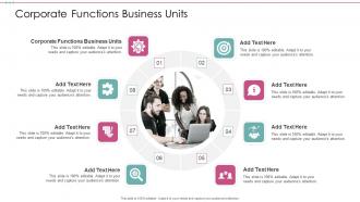 Corporate Functions Business Units In Powerpoint And Google Slides Cpb