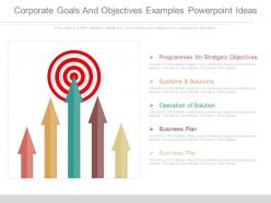 Corporate goals and objectives examples powerpoint ideas