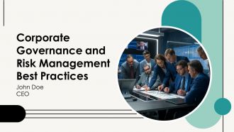 Corporate Governance And Risk Management Best Practices PPT Summary AT Corporate Governance And Risk Management Best Practices PPT Summary AT