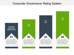 Corporate governance rating system ppt powerpoint presentation ideas graphics design cpb