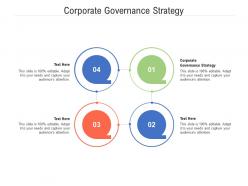 Corporate governance strategy ppt powerpoint presentation portfolio smartart cpb