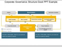 Corporate governance structure good ppt example