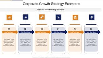 Corporate Growth Strategy Examples In Powerpoint And Google Slides Cpb