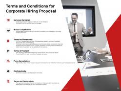 Corporate hiring proposal powerpoint presentation slides