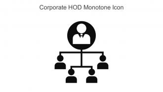 Corporate HOD Monotone Icon In Powerpoint Pptx Png And Editable Eps Format