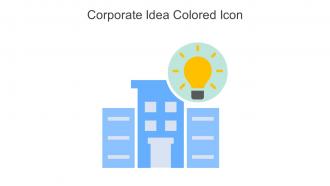 Corporate Idea Colored Icon In Powerpoint Pptx Png And Editable Eps Format