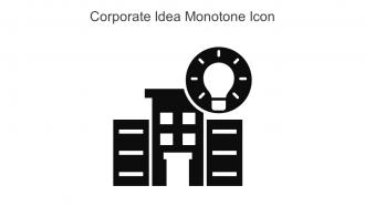 Corporate Idea Monotone Icon In Powerpoint Pptx Png And Editable Eps Format