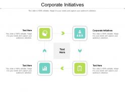 Corporate initiatives ppt powerpoint presentation icon designs cpb