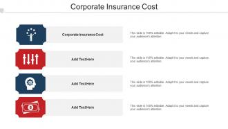 Corporate Insurance Cost Ppt Powerpoint Presentation Inspiration Mockup Cpb
