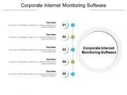 Corporate internet monitoring software ppt powerpoint presentation model design templates cpb