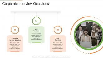 Corporate Interview Questions In Powerpoint And Google Slides Cpb