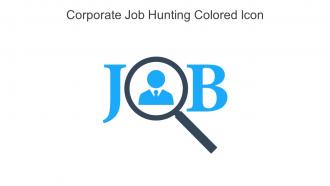 Corporate Job Hunting Colored Icon In Powerpoint Pptx Png And Editable Eps Format