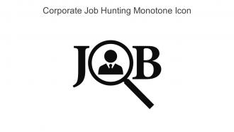 Corporate Job Hunting Monotone Icon In Powerpoint Pptx Png And Editable Eps Format
