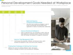 Corporate journey personal development goals needed at workplace ppt graphics download