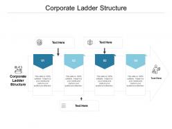 Corporate ladder structure ppt powerpoint presentation infographics background images cpb