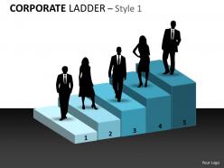 Corporate ladder style template