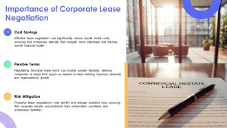 Corporate Lease Negotiation For Favorable Terms PPT Demonstration AT Multipurpose Good
