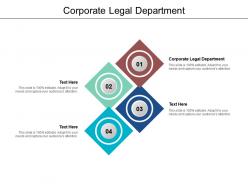 Corporate legal department ppt powerpoint presentation pictures designs download cpb